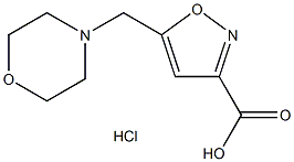 5-(morpholinomethyl)isoxazole-3-carboxylic acid hydrochloride CAS#: 944450-97-9