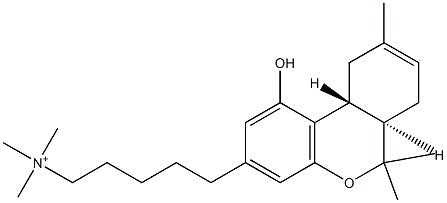 5'-trimethylammonium-delta(8)-tetrahydrocannabinol CAS#: 99469-31-5