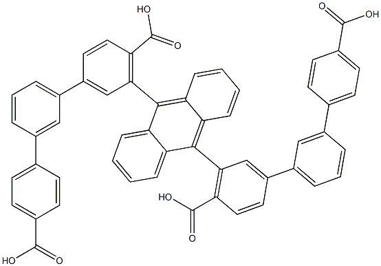 5',5''''-(anthracene-9,10-diyl)bis(([1,1':3',1''-terphenyl]-4,4''-dicarboxylic acid)) CAS#: 913343-74-5