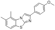 5,6-DIMETHYL-2-(4-METHOXYPHENYL)IMIDAZO[2,1-B]BENZOTHIAZOLE CAS#: 940399-76-8