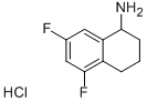 5,7-DIFLUORO-1,2,3,4-TETRAHYDRO-NAPHTHALEN-1-YLAMINE HYDROCHLORIDE CAS#: 907973-46-0