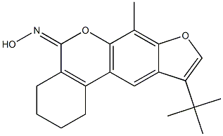 (5E)-10-tert-butyl-N-hydroxy-7-methyl-1,2,3,4-tetrahydro-5H-benzo[c]furo[3,2-g]chromen-5-imine CAS#: 929833-96-5