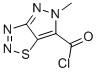 5H-Pyrazolo[3,4-d]-1,2,3-thiadiazole-6-carbonyl chloride, 5-methyl- (9CI) CAS#: 98206-21-4