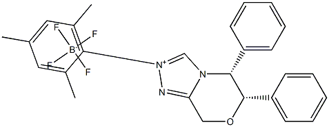 (5R,6S)-2-Mesityl-5,6-diphenyl-6,8-dihydro-5H-[1,2,4]triazolo[3,4-c][1,4]oxazin-2-iuM tetrafluoroborate 97% CAS#: 950842-71-4