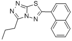 6-(1-naphthyl)-3-propyl[1,2,4]triazolo[3,4-b][1,3,4]thiadiazole CAS#: 904006-36-6