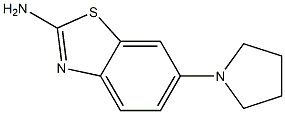6-(1-pyrrolidinyl)-1,3-benzothiazol-2-amine(SALTDATA: FREE) CAS#: 944887-42-7
