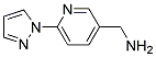 [6-(1H-PYRAZOL-1-YL)PYRIDIN-3-YL]METHYLAMINE CAS#: 956191-88-1