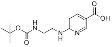 6-(2-TERT-BUTOXYCARBONYLAMINO-ETHYLAMINO)-NICOTINIC ACID CAS#: 904815-08-3