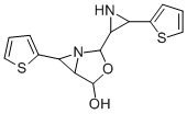 6-(2-Thienyl)-2-[3-(2-thienyl)-2-aziridinyl]-3-oxa-1-azabicyclo[3.1.0]hexan-4-ol CAS#: 919101-27-2