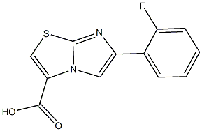 6-(2-fluorophenyl)imidazo[2,1-b][1,3]thiazole-3-carboxylic acid CAS#: 912770-16-2
