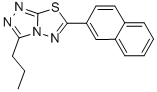 6-(2-naphthyl)-3-propyl[1,2,4]triazolo[3,4-b][1,3,4]thiadiazole CAS#: 903586-11-8