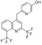 6-(2,8-BIS-TRIFLUOROMETHYL-QUINOLIN-4-YLMETHYL)-PYRIDIN-3-OL CAS#: 955315-33-0