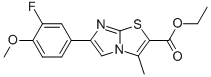 6-(3-FLUORO-4-METHOXYPHENYL)-3-METHYLIMIDAZO[2,1-B]THIAZOLE-2-CARBOXYLIC ACID ETHYL ESTER CAS#: 914204-73-2
