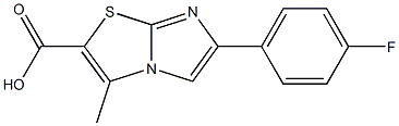 6-(4-FLUOROPHENYL)-3-METHYLIMIDAZO[2,1-B]THIAZOLE-2-CARBOXYLIC ACID CAS#: 951908-85-3