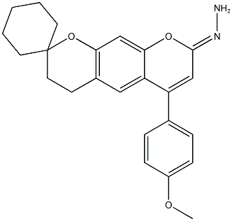 6'-(4-Methoxyphenyl)-3',4'-dihydro-8'H-spiro[cyclohexane-1,2'-pyrano[3,2-g]chromen]-8'-one hyd CAS#: 939892-94-1