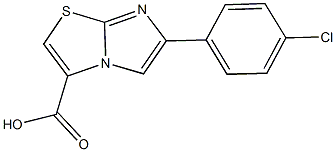 6-(4-chlorophenyl)imidazo[2,1-b][1,3]thiazole-3-carboxylic acid CAS#: 912770-34-4