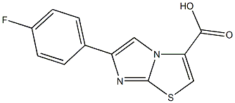 6-(4-fluorophenyl)imidazo[2,1-b][1,3]thiazole-3-carboxylic acid CAS#: 912770-37-7