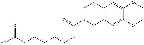 6-[(6,7-Dimethoxy-3,4-dihydro-1H-isoquinoline-2-carbonyl)-amino]-hexanoic acid CAS#: 924769-76-6