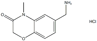 6-(AMinoMethyl)-4-Methyl-2H-benzo[b][1,4]oxazin-3(4H)-one hydrochloride CAS#: 916211-08-0