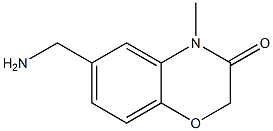 6-Aminomethyl-4-methyl-4H-benzo[1,4]oxazin-3-one CAS#: 916303-91-8