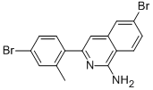 6-BROMO-3-(4-BROMO-2-METHYL-PHENYL)-ISOQUINOLIN-1-YLAMINE CAS#: 954239-55-5
