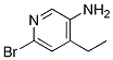 6-BROMO-4-ETHYLPYRIDIN-3-AMINE CAS#: 929617-29-8