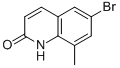 6-BROMO-8-METHYLQUINOLIN-2(1H)-ONE CAS#: 99465-08-4