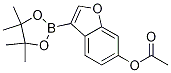 6-Benzofuranol, 3-(4,4,5,5-tetraMethyl-1,3,2-dioxaborolan-2-yl)-, 6-acetate CAS#: 905971-68-8