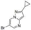 6-Bromo-2-cyclopropylpyrazolo[1,5-a]pyrimidine CAS#: 916256-68-3