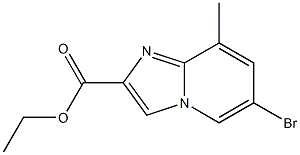 6-Bromo-8-methyl-imidazo[1,2-a]pyridine-2-carboxylic acid ethyl ester CAS#: 907945-82-8