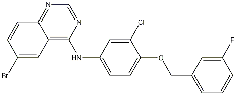 6-Bromo-N-[3-chloro-4-[(3-fluorophenyl)methoxy]phenyl]quinazolin-4-amine CAS#: 944549-41-1