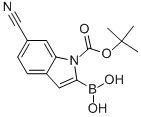 6-CYANO-1H-INDOL-2-YLBORONIC ACID, N-BOC PROTECTED 96 CAS#: 913835-67-3