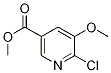 6-Chloro-5-methoxy-nicotinic acid methyl ester CAS#: 915107-31-2