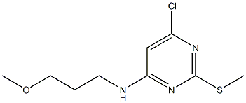 6-Chloro-N-(3-methoxypropyl)-2-(methylthio)pyrimidin-4-amine CAS#: 951884-56-3