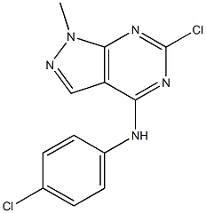 6-Chloro-N-(4-chlorophenyl)-1-methyl-1H-pyrazolo[3,4-d]pyrimidin-4-amine CAS#: 931720-94-4