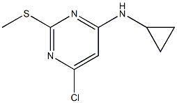 6-Chloro-N-cyclopropyl-2-(methylthio)pyrimidin-4-amine CAS#: 951884-05-2