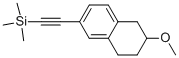 ((6-METHOXY-5,6,7,8-TETRAHYDRONAPHTHALEN-2-YL)ETHYNYL)TRIMETHYLSILANE CAS#: 937594-15-5