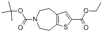 6-TERT-BUTYL 2-ETHYL 4,5,7,8-TETRAHYDROTHIENO[2,3-D]AZEPINE-2,6-DICARBOXYLATE CAS#: 945007-92-1