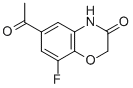 6-acetyl-8-fluoro-2H-benzo[b][1,4]oxazin-3(4H)-one CAS#: 943994-30-7