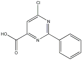 6-chloro-2-phenyl-pyrimidine-4-carboxylic acid CAS#: 913952-59-7