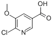 6-chloro-5-methoxy- 3-Pyridinecarboxylic acid CAS#: 915107-39-0
