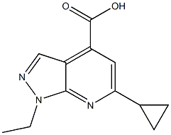 6-cyclopropyl-1-ethyl-1H-pyrazolo[3,4-b]pyridine-4-carboxylic acid CAS#: 954261-91-7