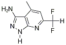 6-(difluoromethyl)-4-methyl-1H-pyrazolo[3,4-b]pyridin-3-amine(SALTDATA: FREE) CAS#: 925146-05-0