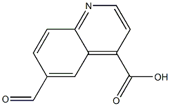 6-formyl-4-quinolinecarboxylic acid CAS#: 916813-00-8
