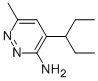 6-methyl-4-(pentan-3-yl)pyridazin-3-amine CAS#: 910552-61-3