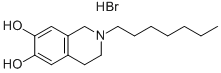 6,7-ISOQUINOLINEDIOL, 2-HEPTYL-1,2,3,4-TETRAHYDRO-, HYDROBROMIDE CAS#: 900784-89-6