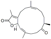 (6E,10R,14E,15aR)-5,8,9,10,13,15a-Hexahydro-3,6,10,14-tetramethylcyclotetradeca[b]furan-2,11(4H,12H)-dione CAS#: 99685-17-3