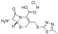 (6R-trans)-7-amino-3-[[(5-methyl-1,3,4-thiadiazol-2-yl)thio]methyl]-8-oxo-5-thia-1-azabicyclo[4.2.0]oct-2-ene-2-carboxylic acid monohydrochloride CAS#: 98493-37-9