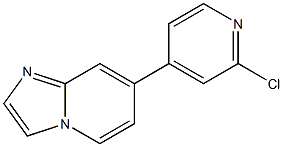 7-(2-chloro-pyridin-4-yl)-imidazo[1,2-a]pyridine CAS#: 908267-78-7