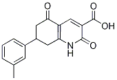 7-(3-Methylphenyl)-2,5-dioxo-1,2,5,6,7,8-hexahydroquinoline-3-carboxylic acid CAS#: 945202-24-4